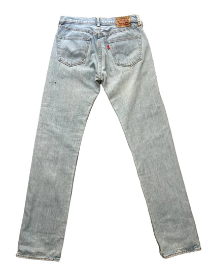 Levis 501 US custom indigo bandana W30