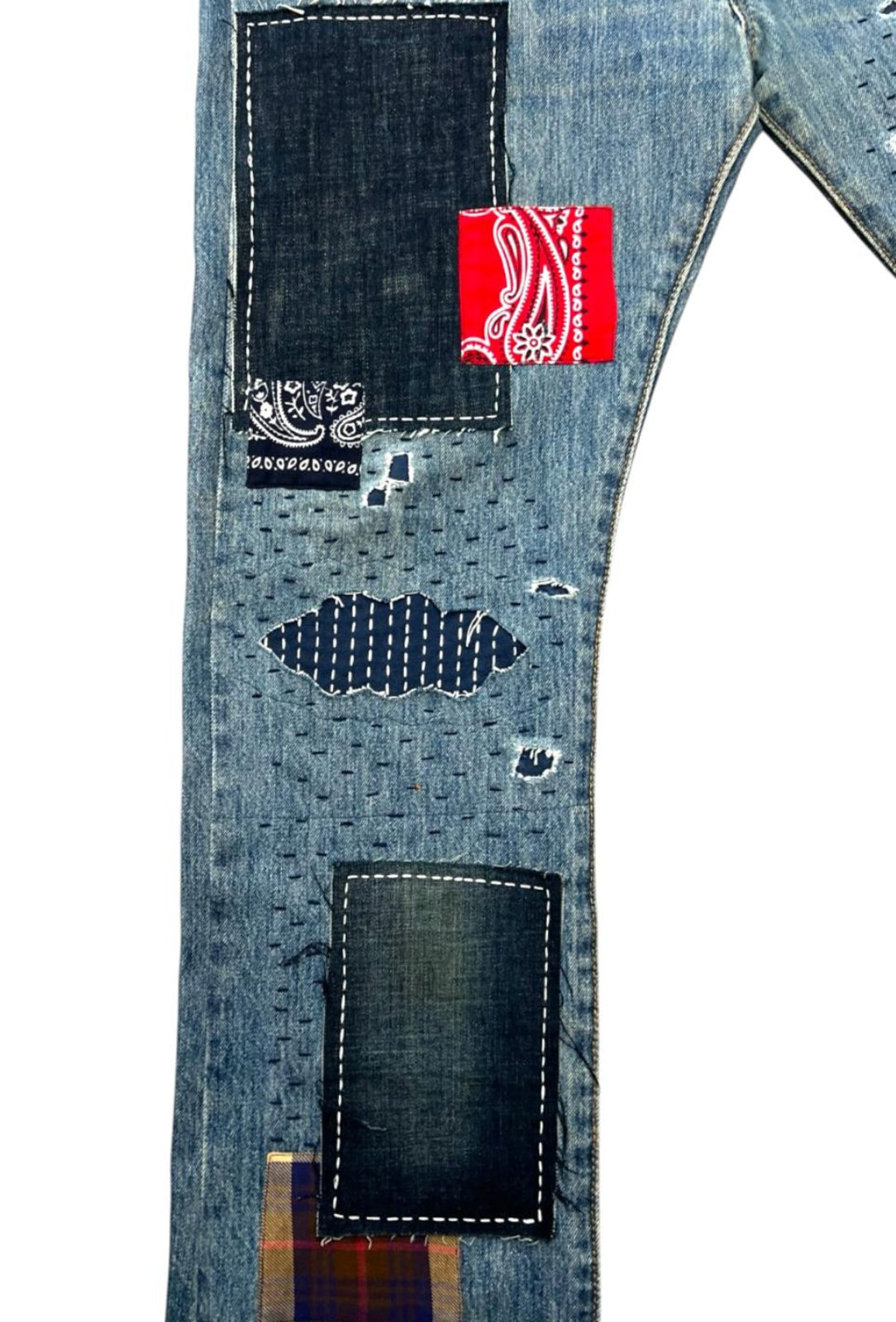 Levis 501 US custom indigo bandana W40