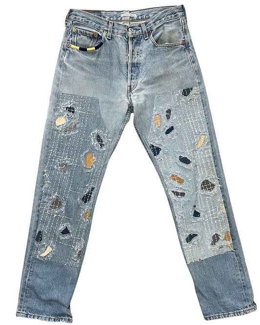 Levis 501 US custom Boro W31