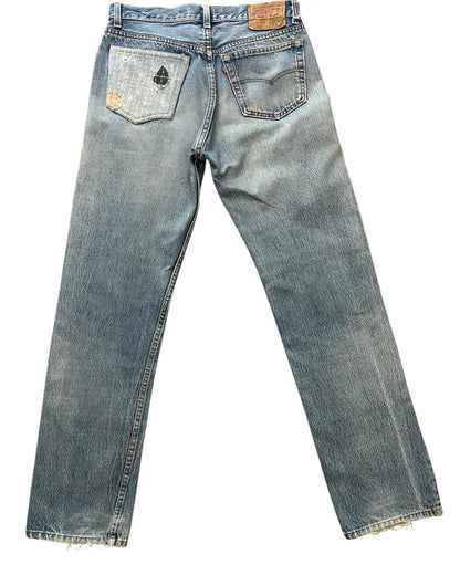 Levis 501 US custom Boro W30