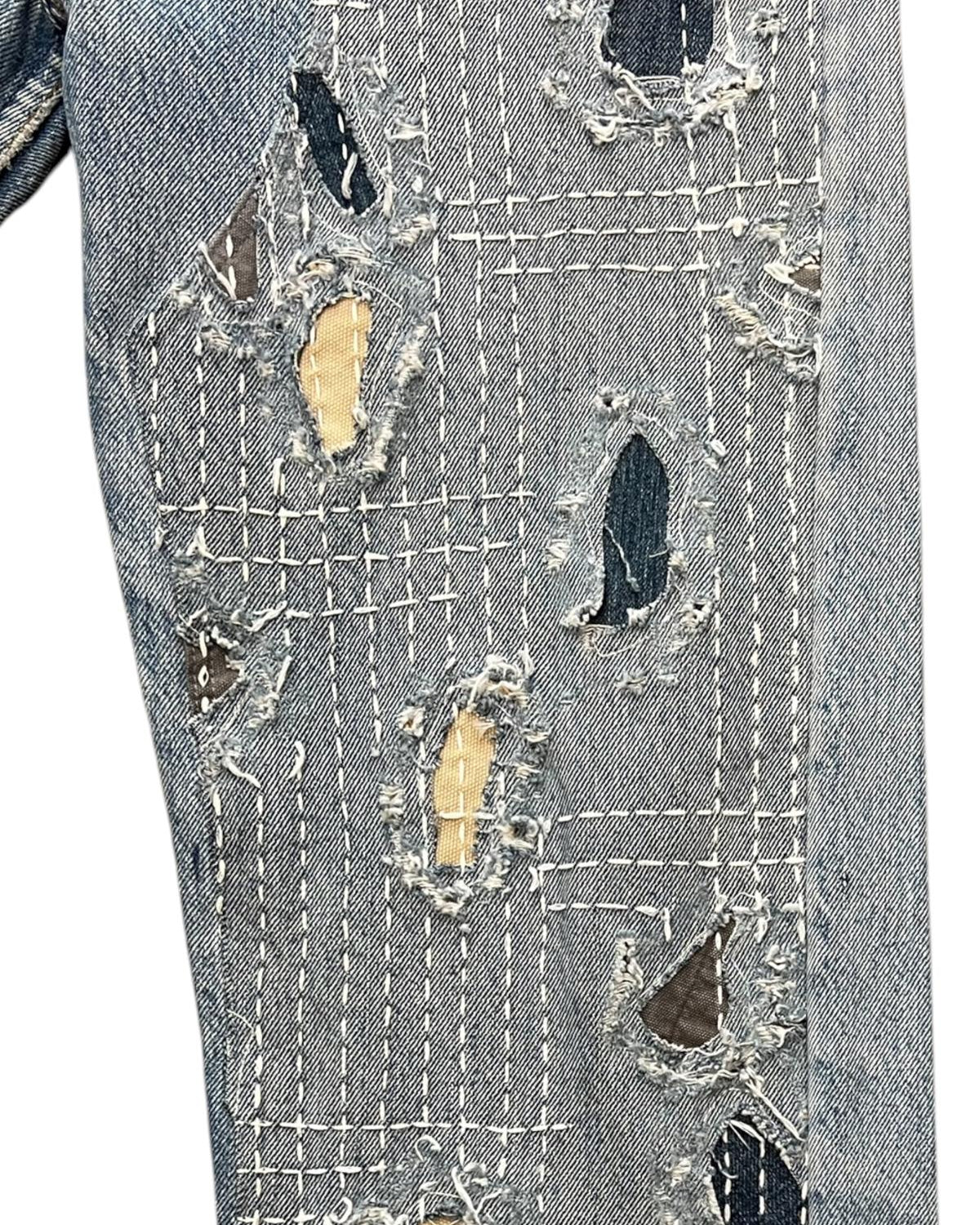 Levis 501 US custom Boro W30