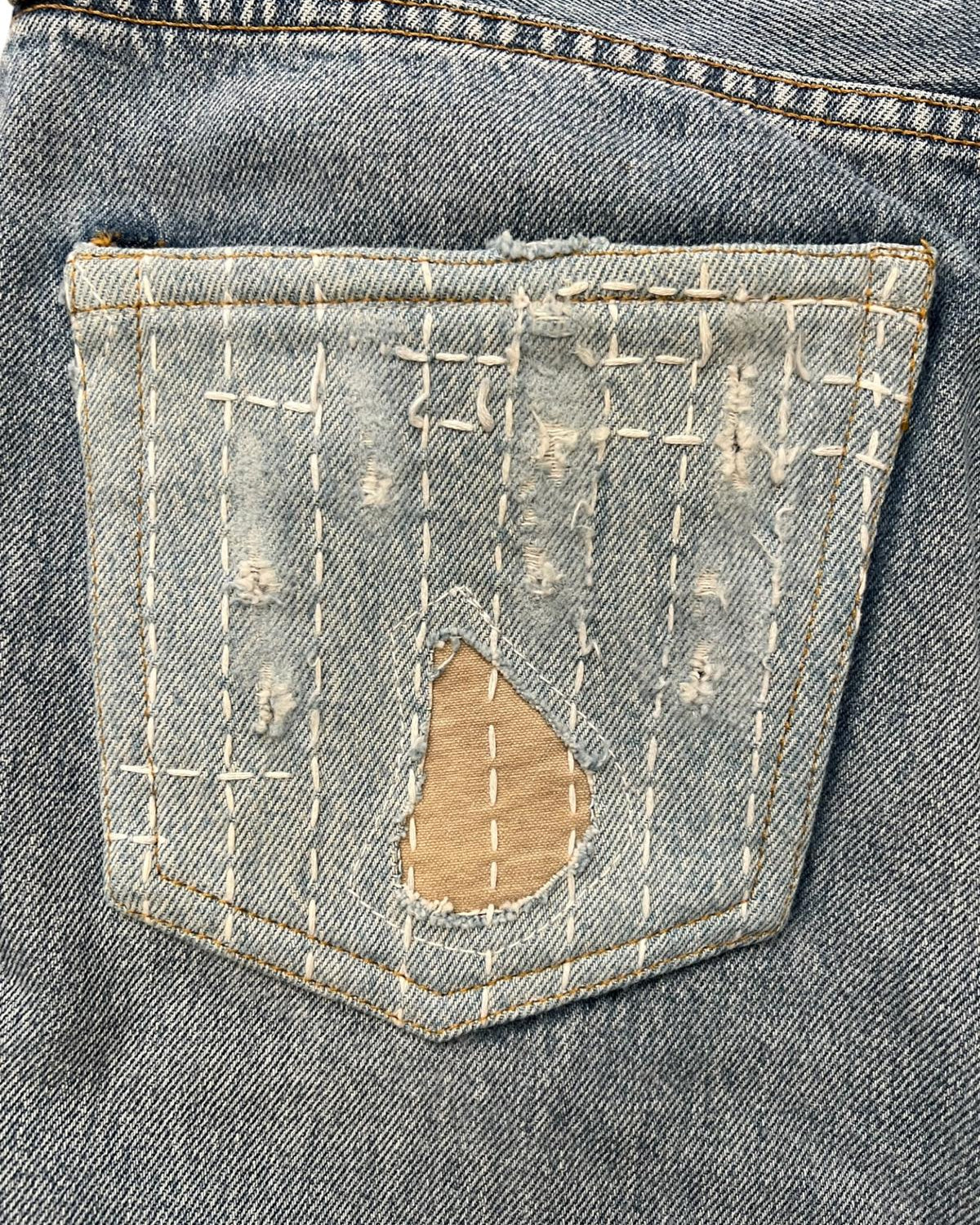 Levis 501 US custom Boro W32