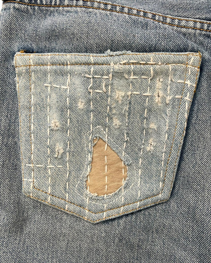 Levis 501 US custom Boro W32
