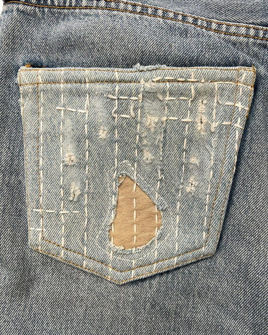 Levis 501 US custom Boro W32