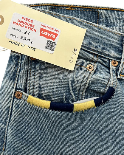 Levis 501 US custom Boro W32