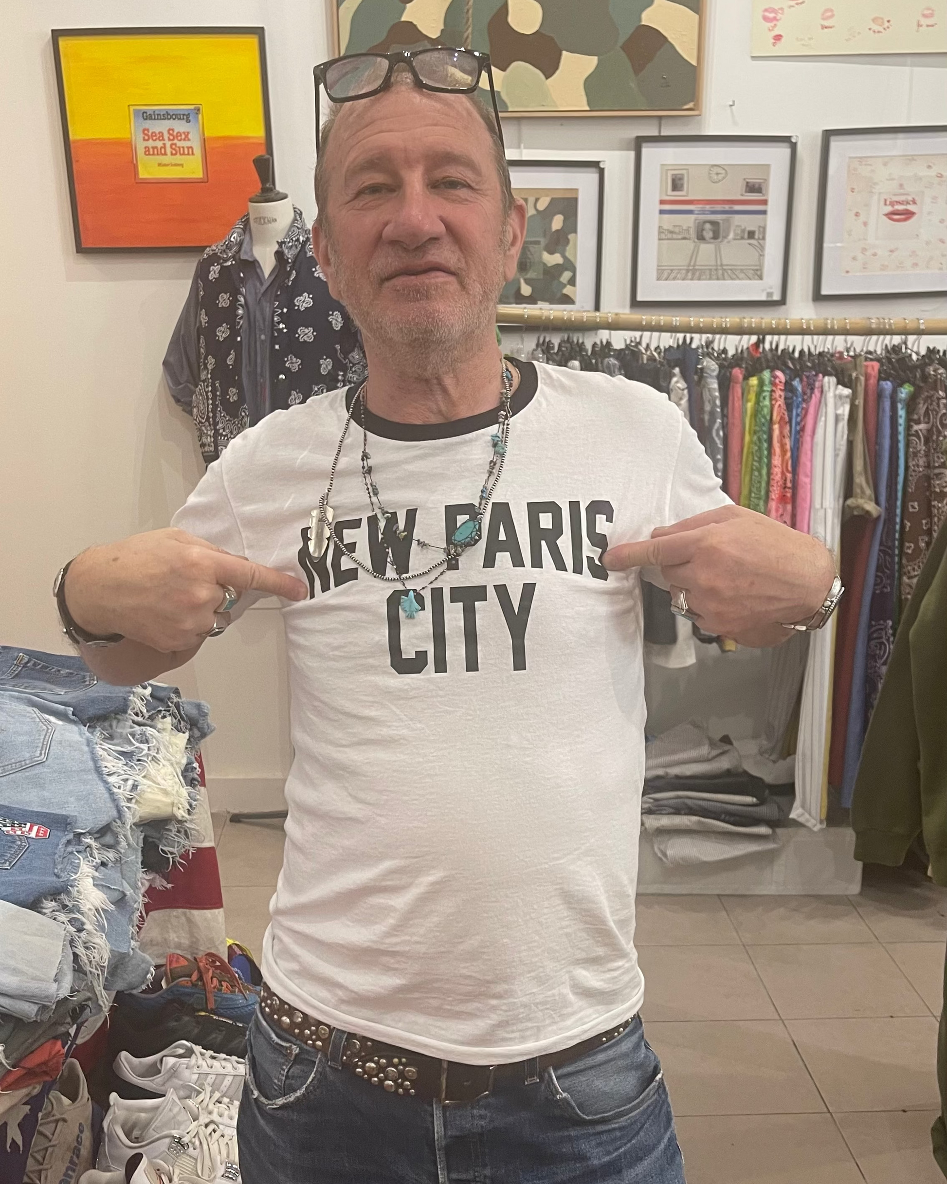 tee shirt new city paris unisexe